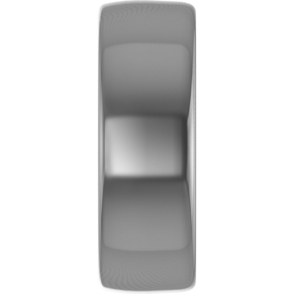 Cobalt 7 mm Comfort-Fit Standard Weight European-Style Band Size 8.5