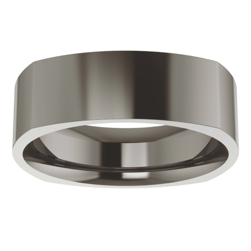 Titanium 6 mm Comfort-Fit Square Band