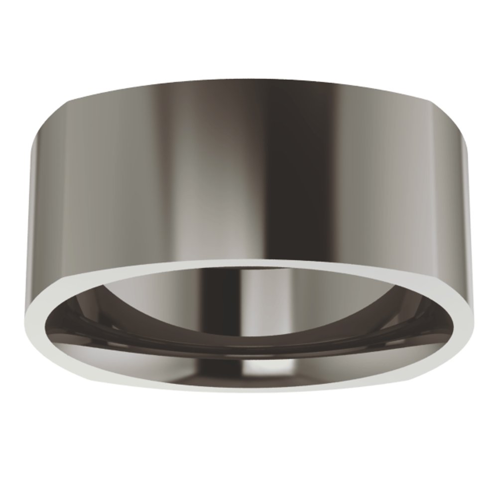 Titanium 8 mm Comfort-Fit Square Band