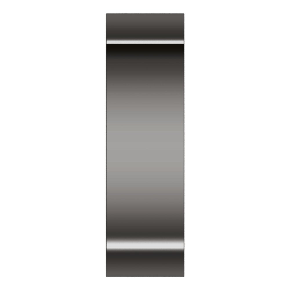 Zirconium 6 mm Comfort-Fit Square Band
