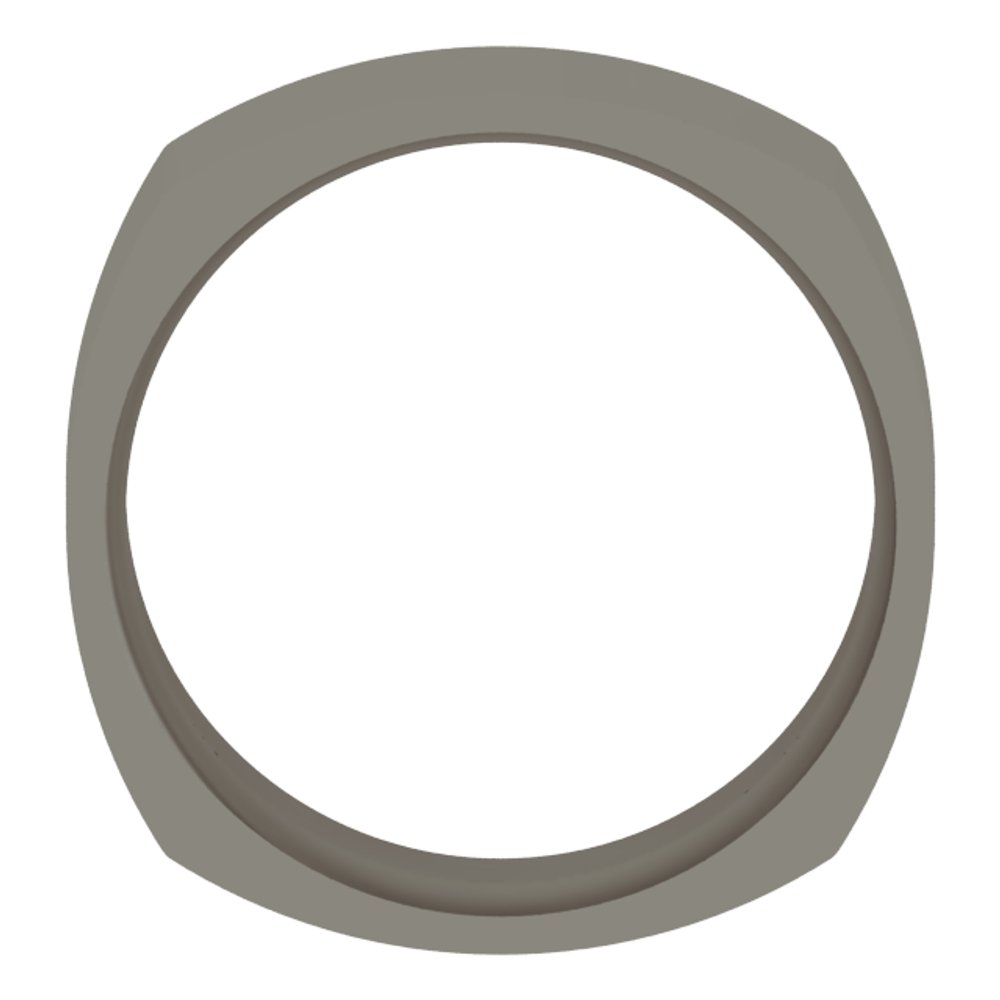 Titanium 8 mm Comfort-Fit Square Band