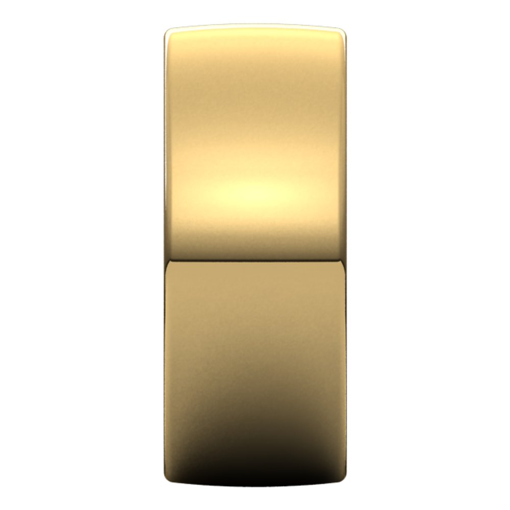 14K Yellow 9 mm Lightweight Comfort-Fit European-Style Band Size 7.5