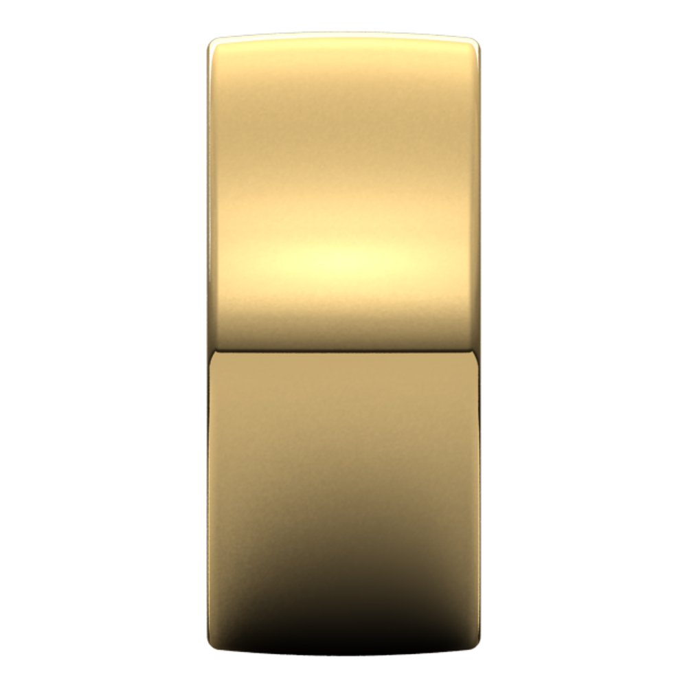 14K Yellow 10 mm Lightweight Comfort-Fit European-Style Band Size 5.5