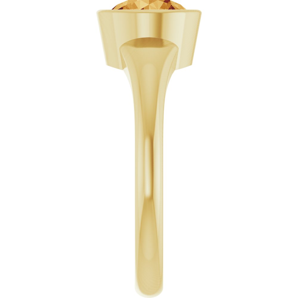 14K Yellow Gold Natural Citrine Ring