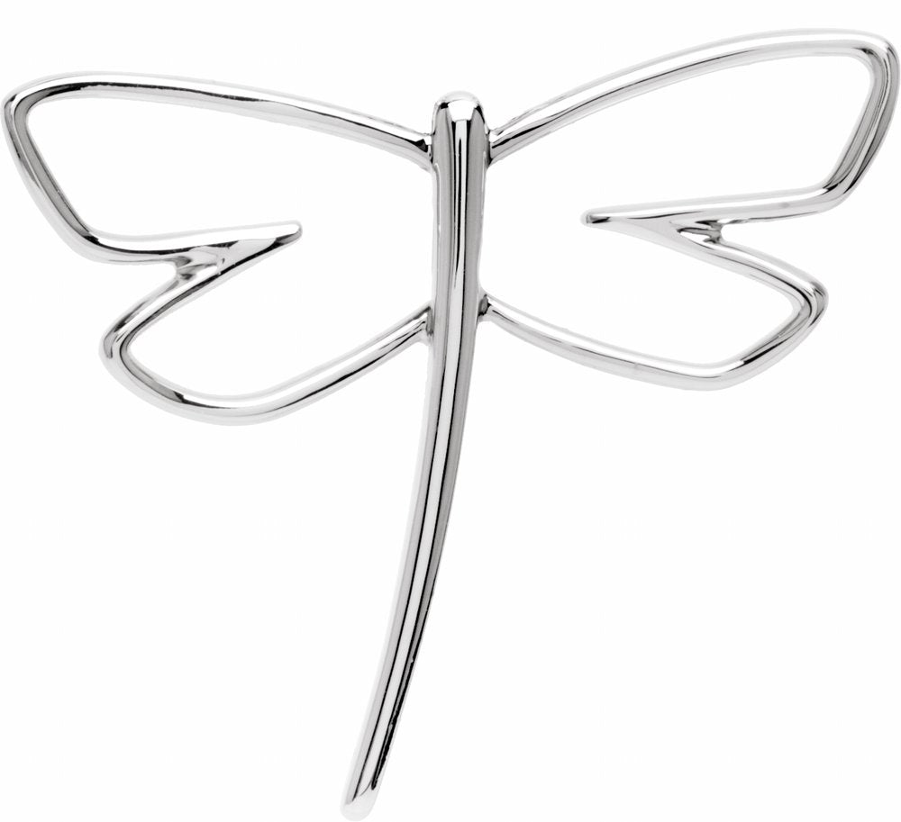 Sterling Silver Dragonfly Pendant