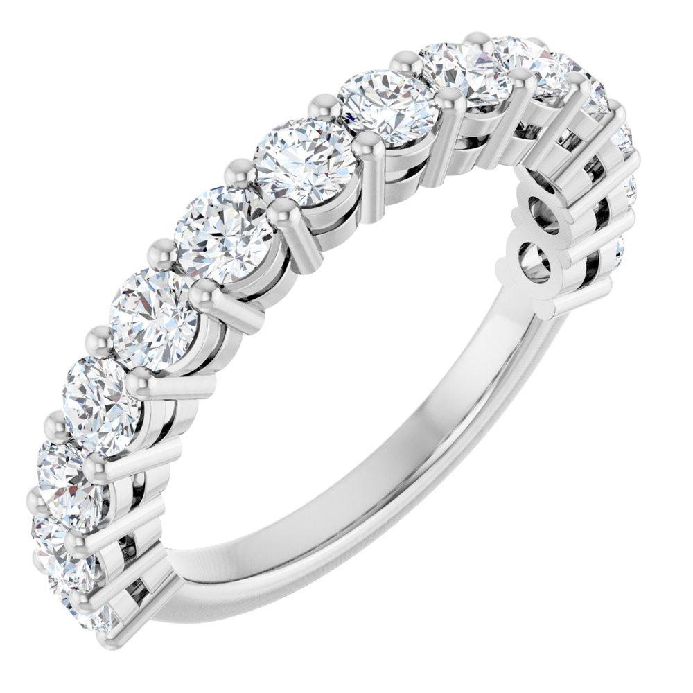 14K White Gold 1 1/4 CTW Lab-Grown Diamond Anniversary Band