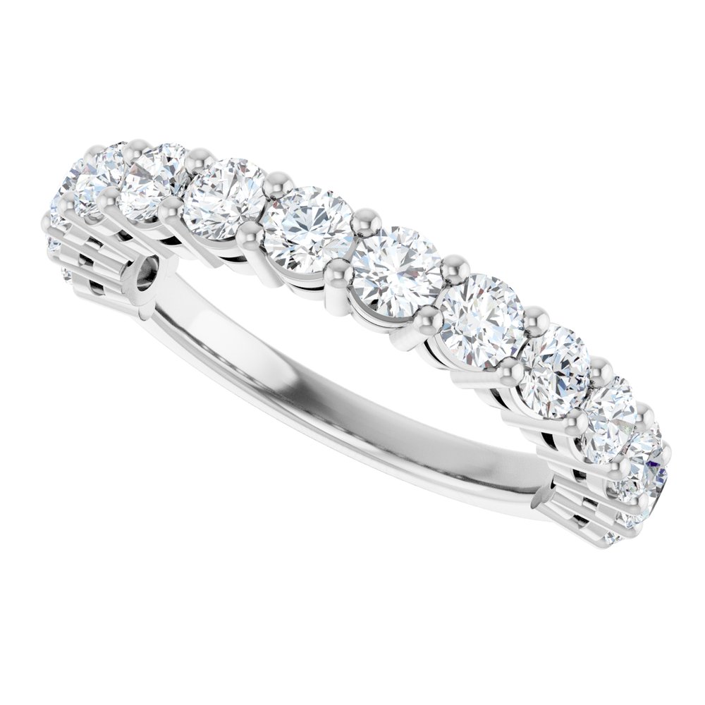 14K White Gold 1 1/4 CTW Lab-Grown Diamond Anniversary Band