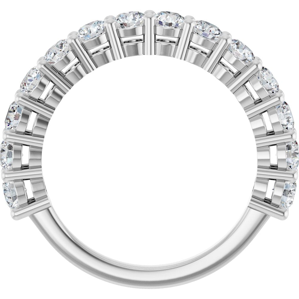 14K White Gold 1 1/4 CTW Lab-Grown Diamond Anniversary Band