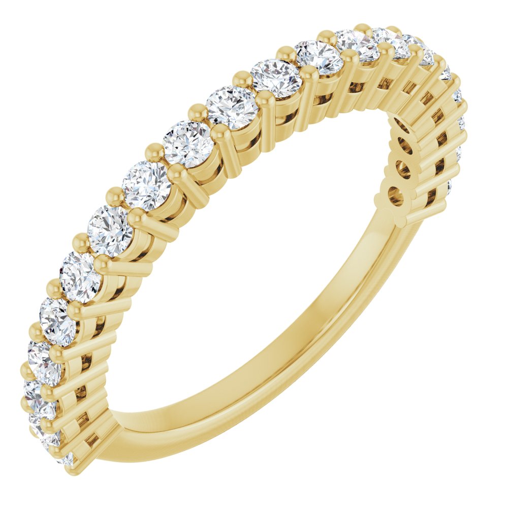 14K White Gold 1/2 CTW Lab-Grown Diamond Anniversary Band