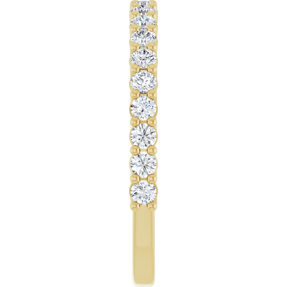 14K Yellow Gold 1/2 CTW Lab-Grown Diamond Anniversary Band