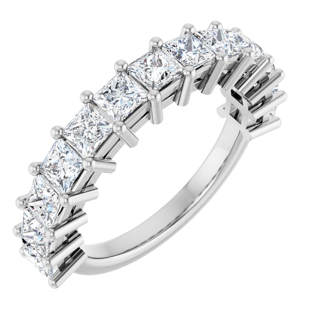 14K White 2 CTW Lab-Grown Diamond Anniversary Band