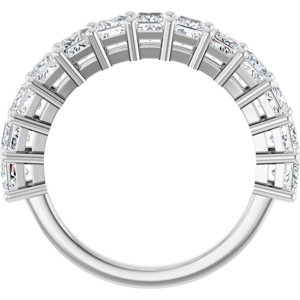 14K White Gold 2 CTW Lab-Grown Diamond Anniversary Band