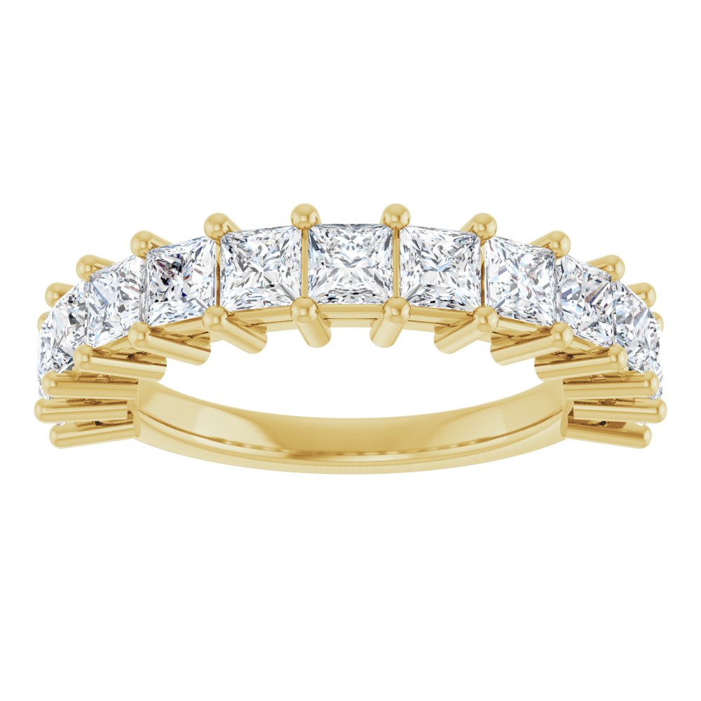 14K Yellow Gold 2 CTW Lab-Grown Diamond Anniversary Band