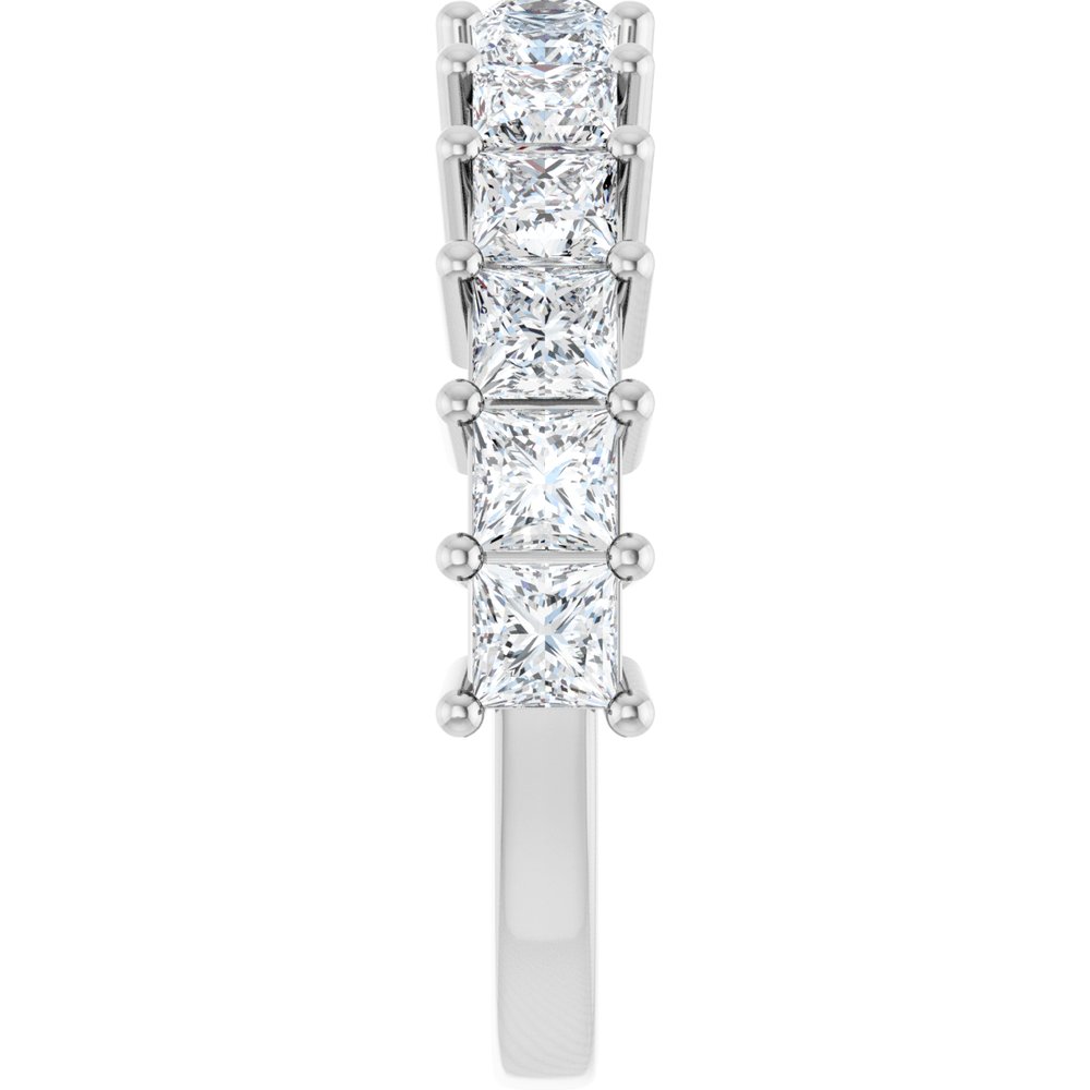 14K White Gold 2 CTW Lab-Grown Diamond Anniversary Band