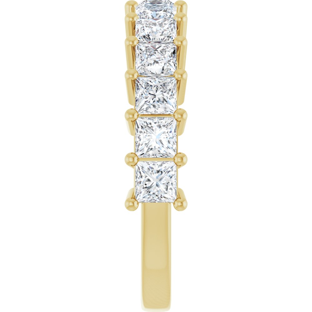 14K Yellow Gold 2 CTW Lab-Grown Diamond Anniversary Band