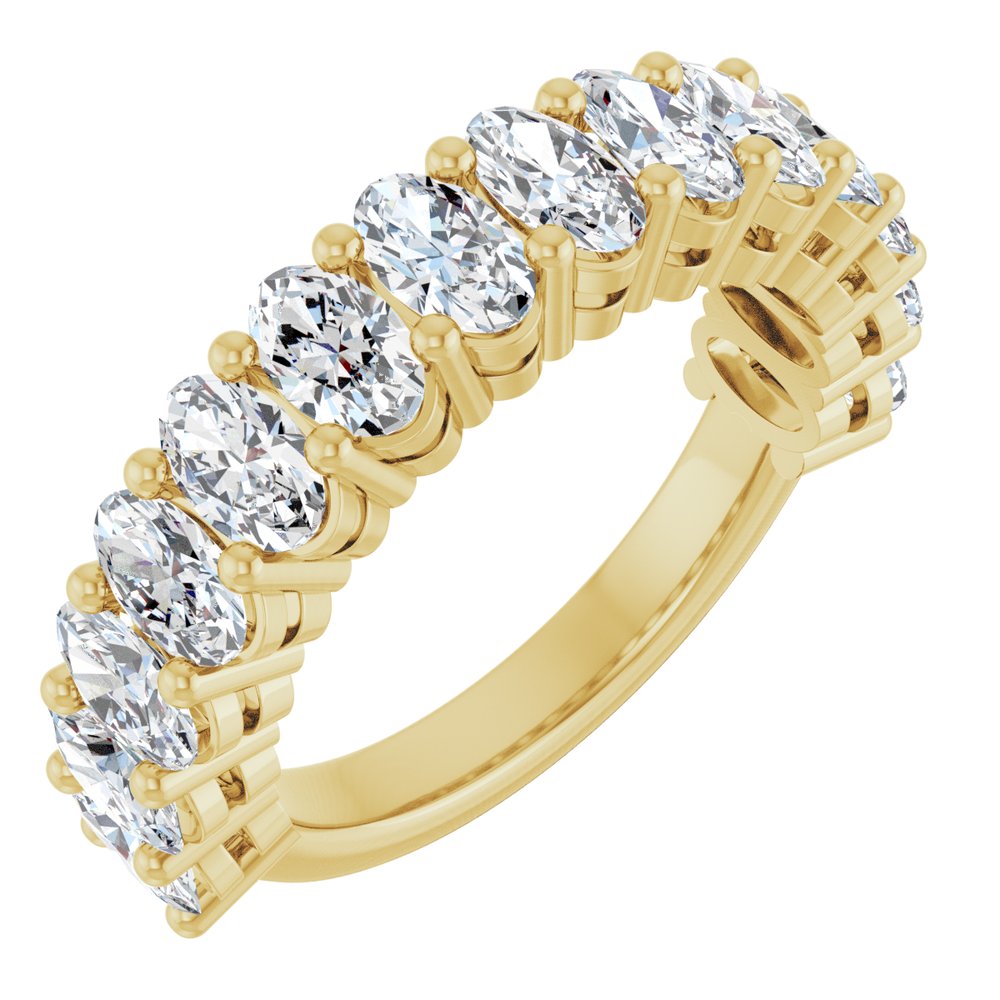 14K Yellow Gold 2 3/4 CTW Lab-Grown Diamond Anniversary Band