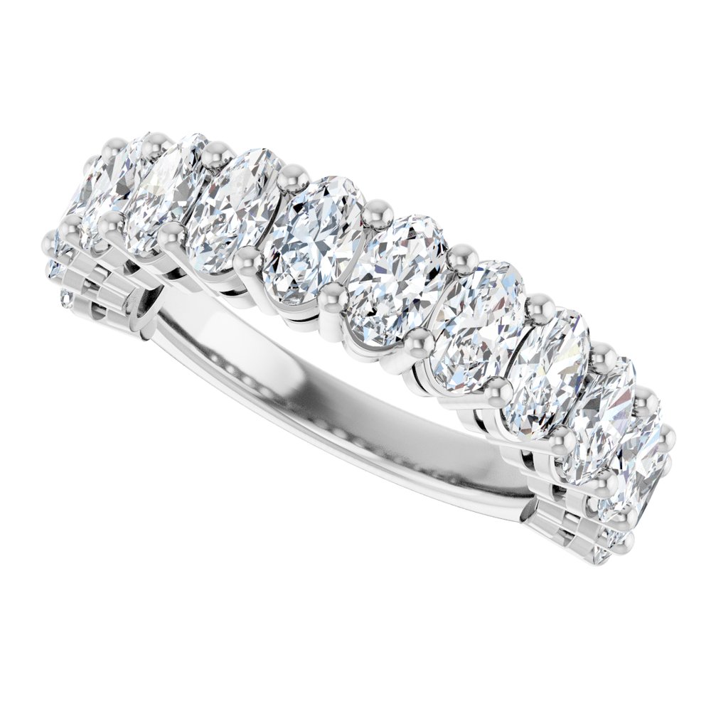 14K White Gold 2 3/4 CTW Lab-Grown Diamond Anniversary Band