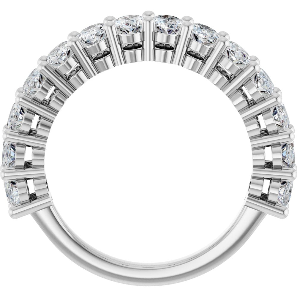 14K White Gold 2 3/4 CTW Lab-Grown Diamond Anniversary Band