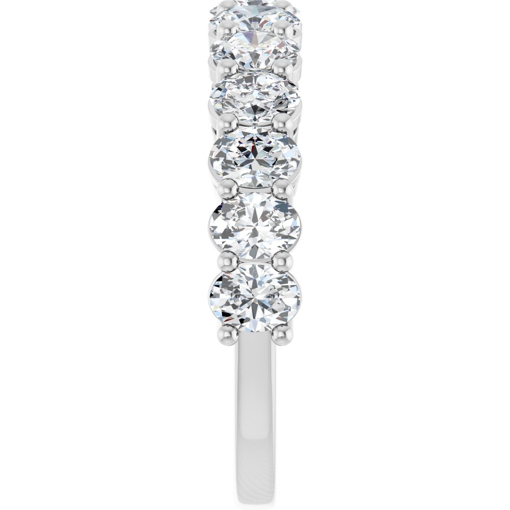 14K White Gold 1 9/10 CTW Lab-Grown Diamond Anniversary Band