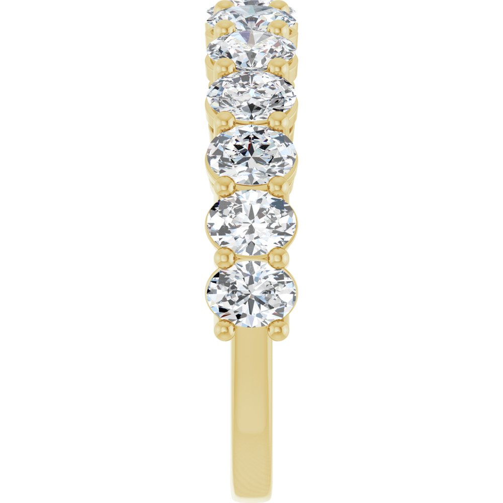 14K Yellow Gold 1 9/10 CTW Lab-Grown Diamond Anniversary Band
