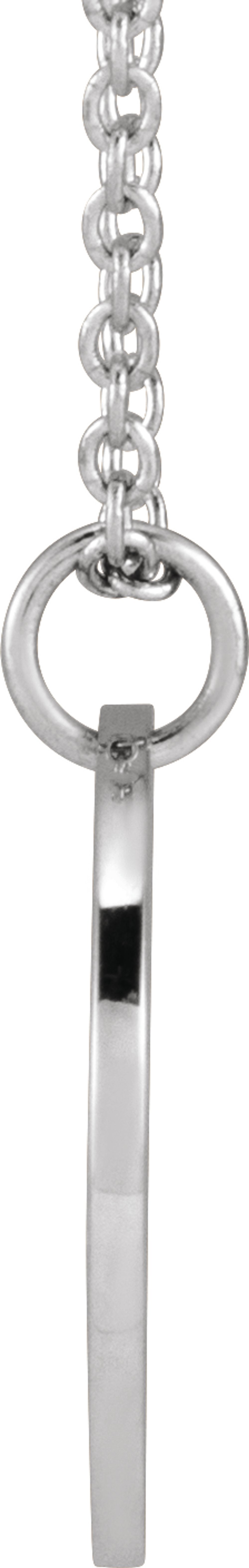 Sterling Silver Chrysanthemum November Birth Flower 16-18" Necklace