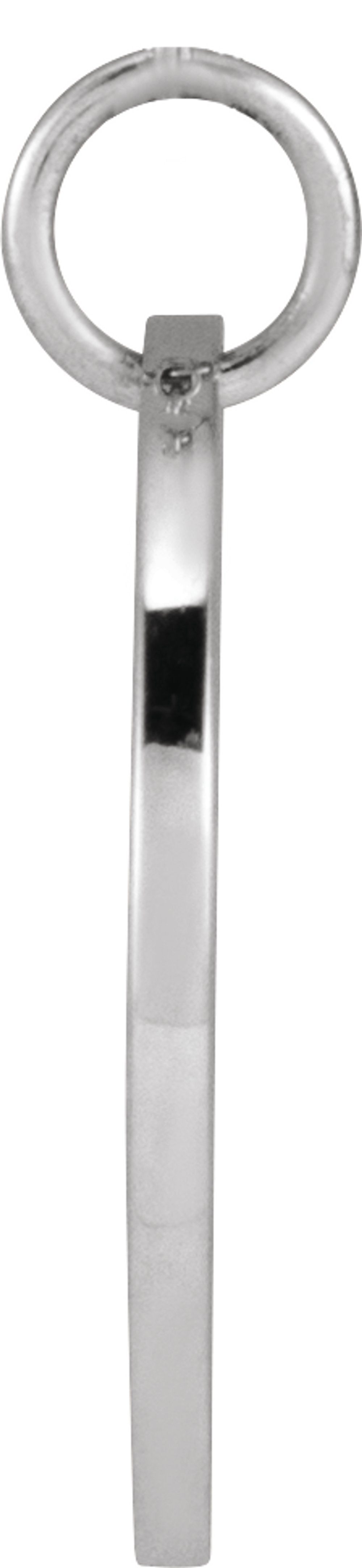 Sterling Silver Chrysanthemum November Birth Flower Pendant