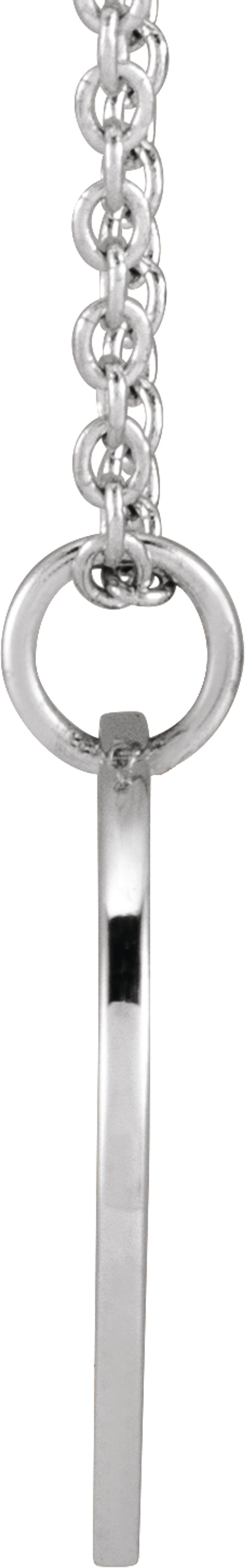 Sterling Silver Morning Glory September Birth Flower 16-18" Necklace