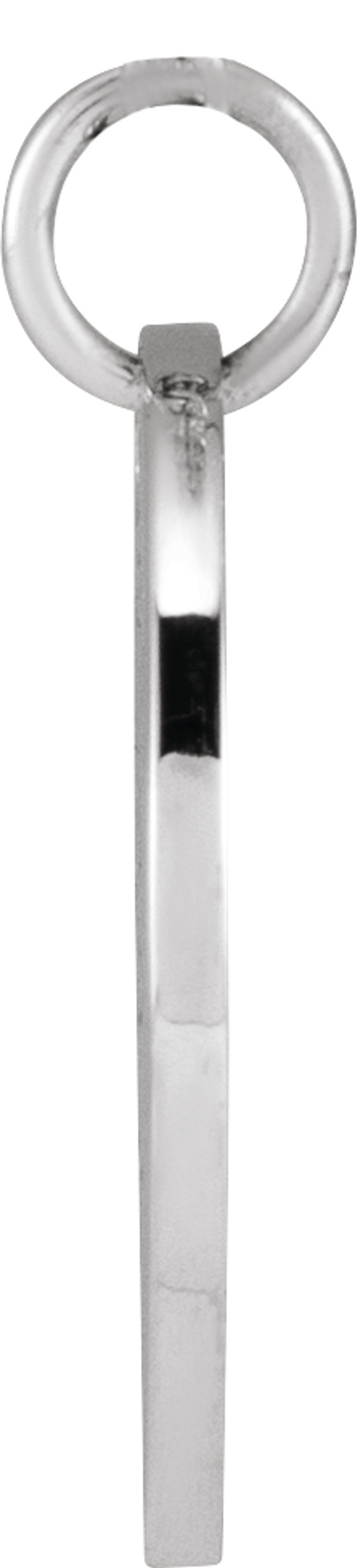 Sterling Silver Poppy August Birth Flower Pendant