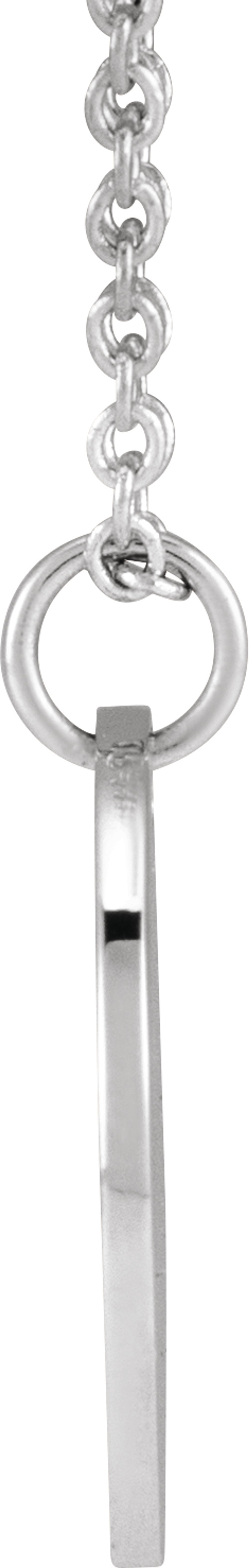 Sterling Silver Daffodil March Birth Flower 16-18" Necklace