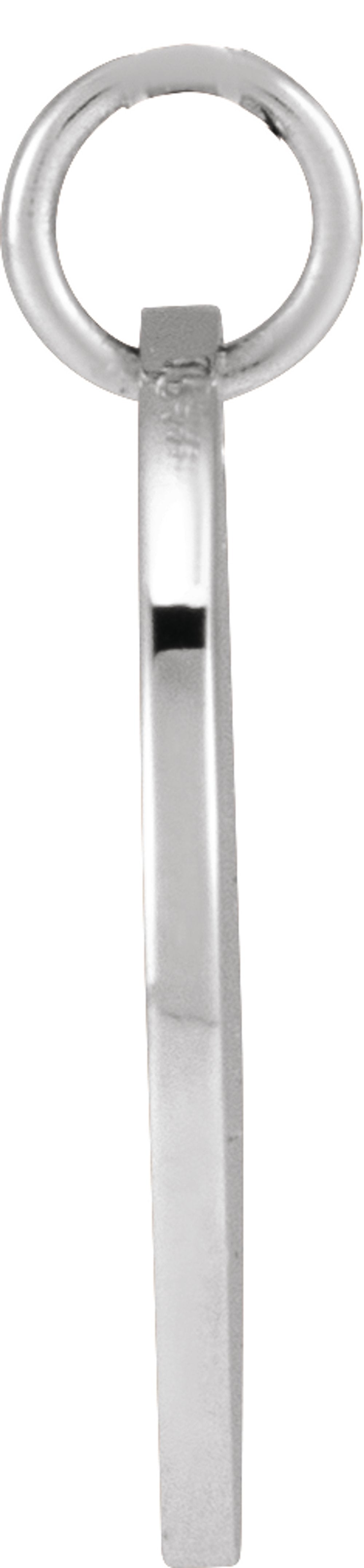 Sterling Silver Daffodil March Birth Flower Pendant