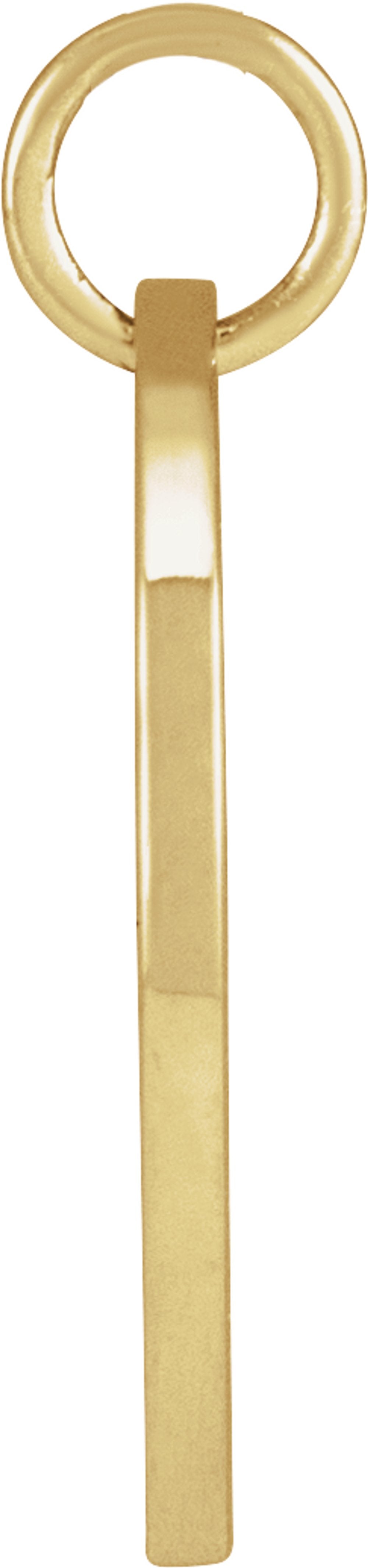 14K Yellow Gold Daisy April Birth Flower Pendant