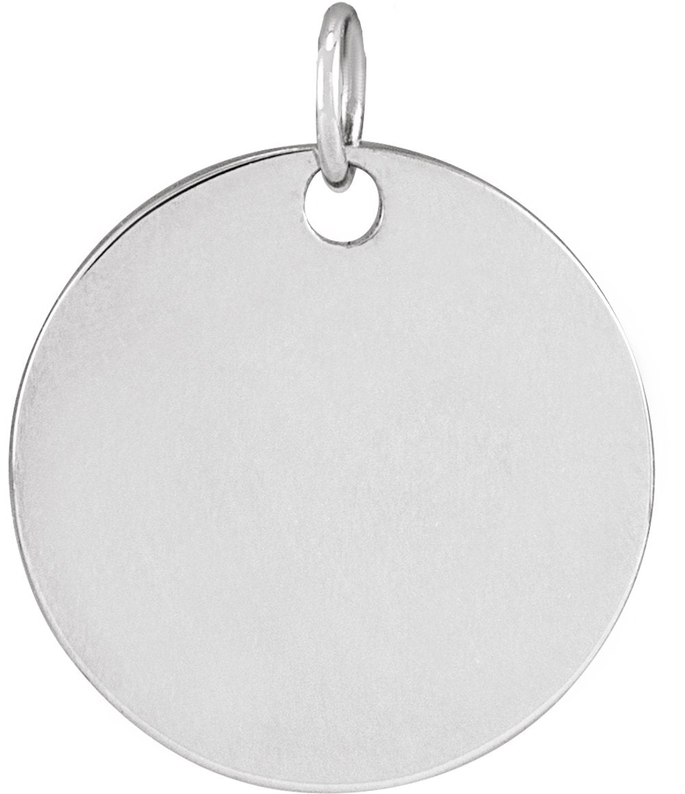 Sterling Silver Marigold October Birth Flower Pendant