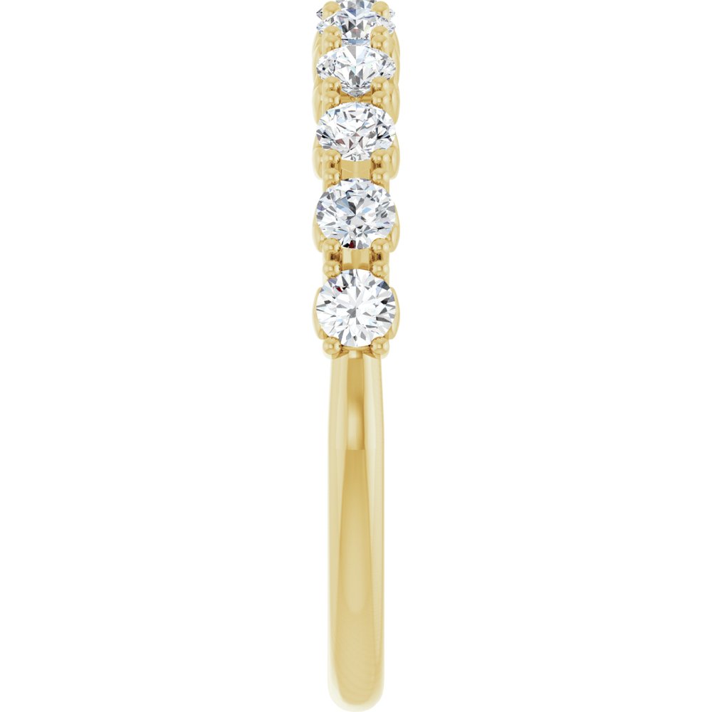 14K Yellow .04 CTW Natural Diamond Anniversary Band