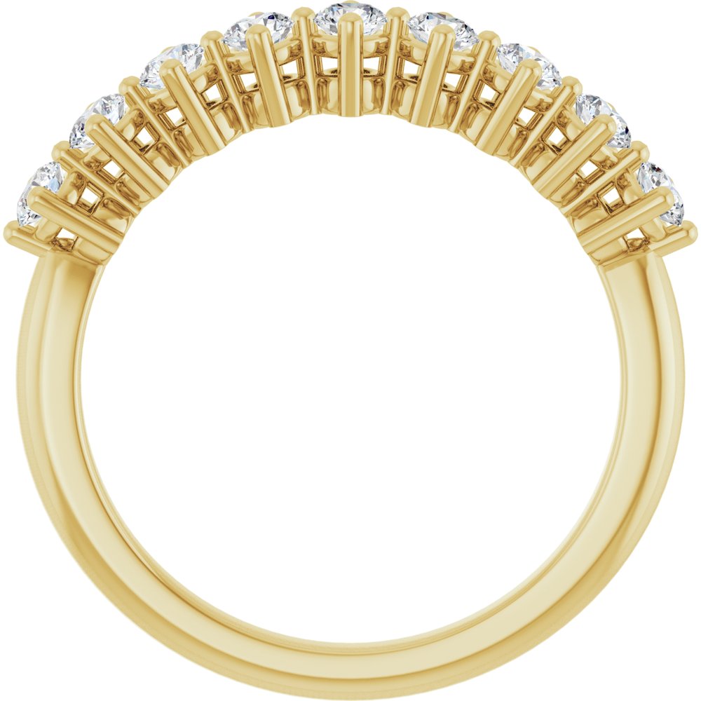 14K Yellow Gold 1/2 CTW Lab-Grown Diamond Anniversary Band