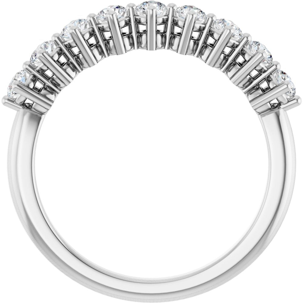 14K White Gold 1/2 CTW Lab-Grown Diamond Anniversary Band