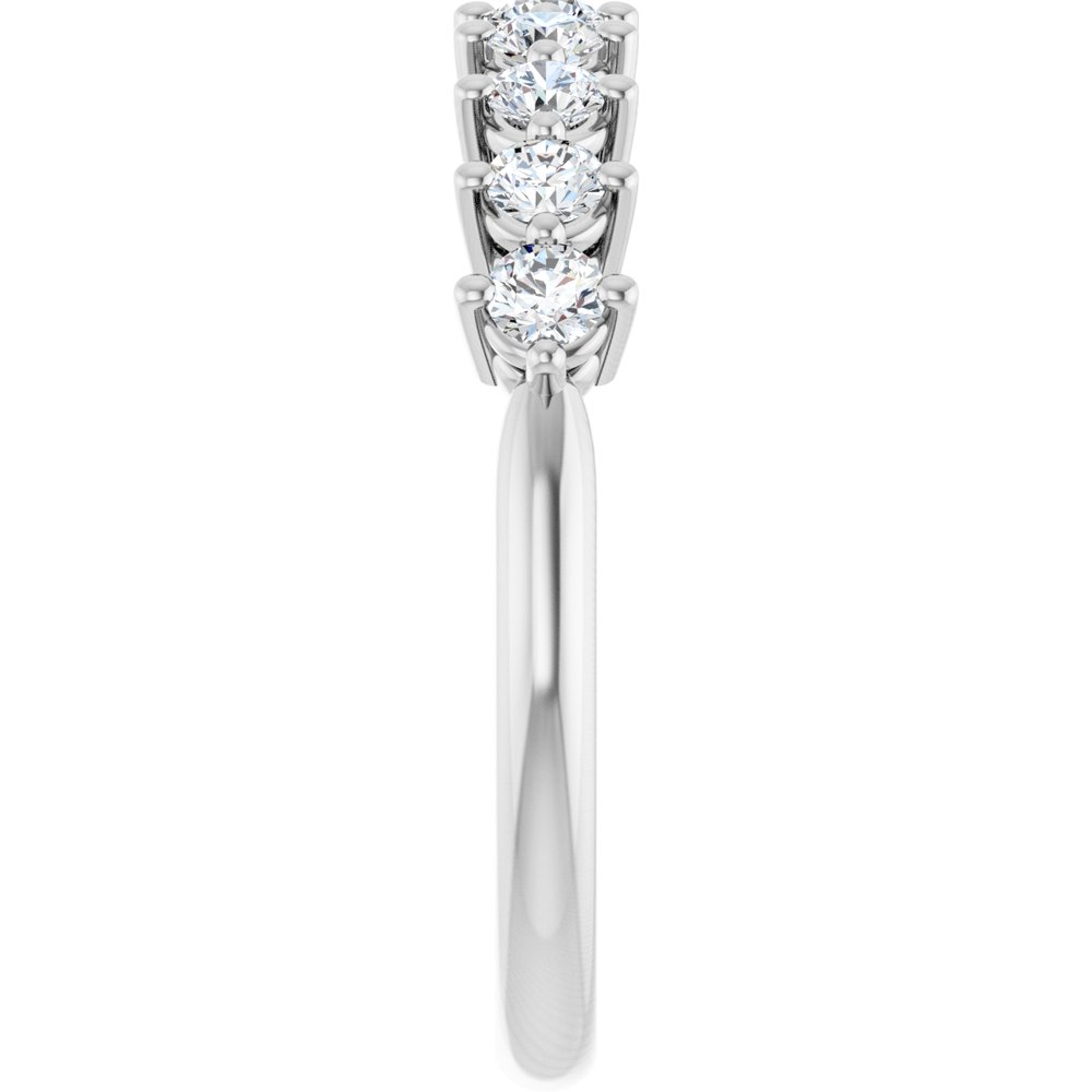 14K White Gold 1/2 CTW Lab-Grown Diamond Anniversary Band