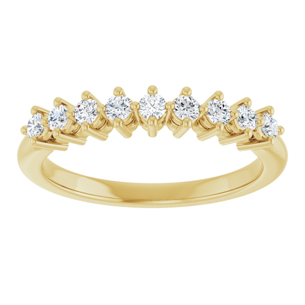 14K Yellow Gold 1/4 CTW Lab-Grown Diamond Anniversary Band