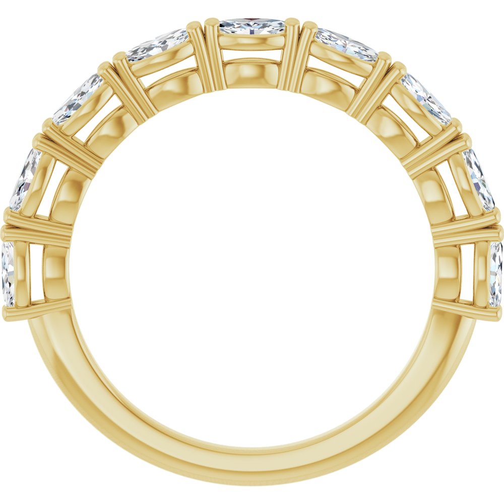 14K White Gold 5/8 CTW Lab-Grown Diamond Anniversary Band