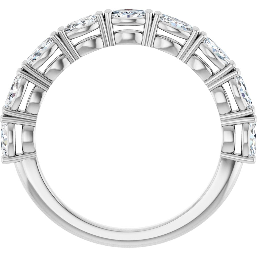 14K White Gold 5/8 CTW Lab-Grown Diamond Anniversary Band