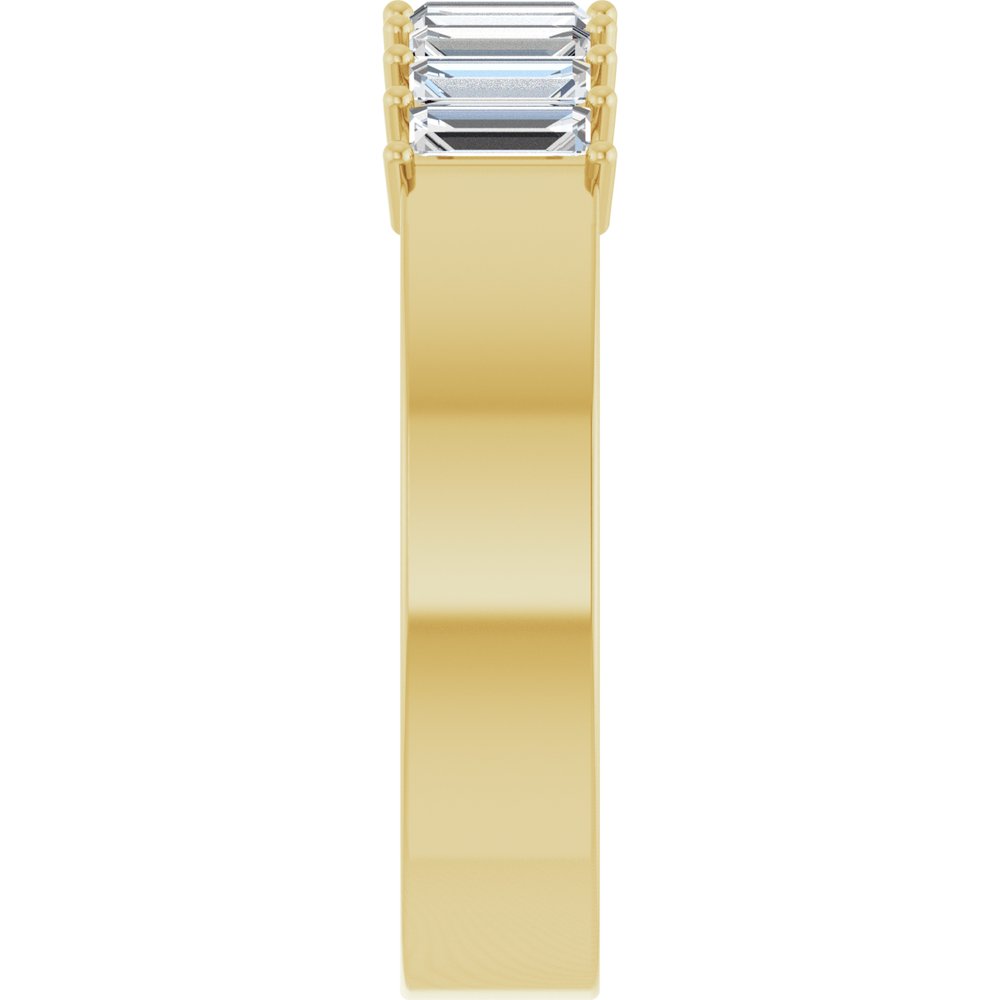 14K Yellow 1/2 CTW Lab-Grown Diamond Anniversary Band