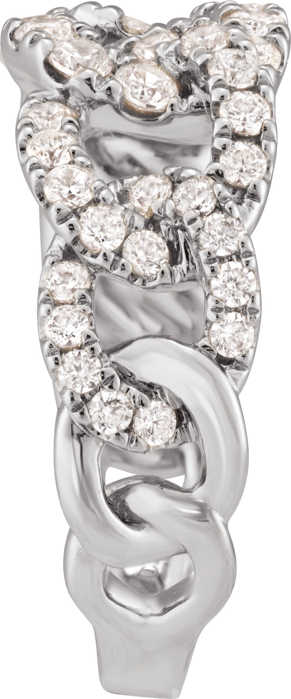 14K White Gold 1 CTW Lab-Grown Diamond Ring