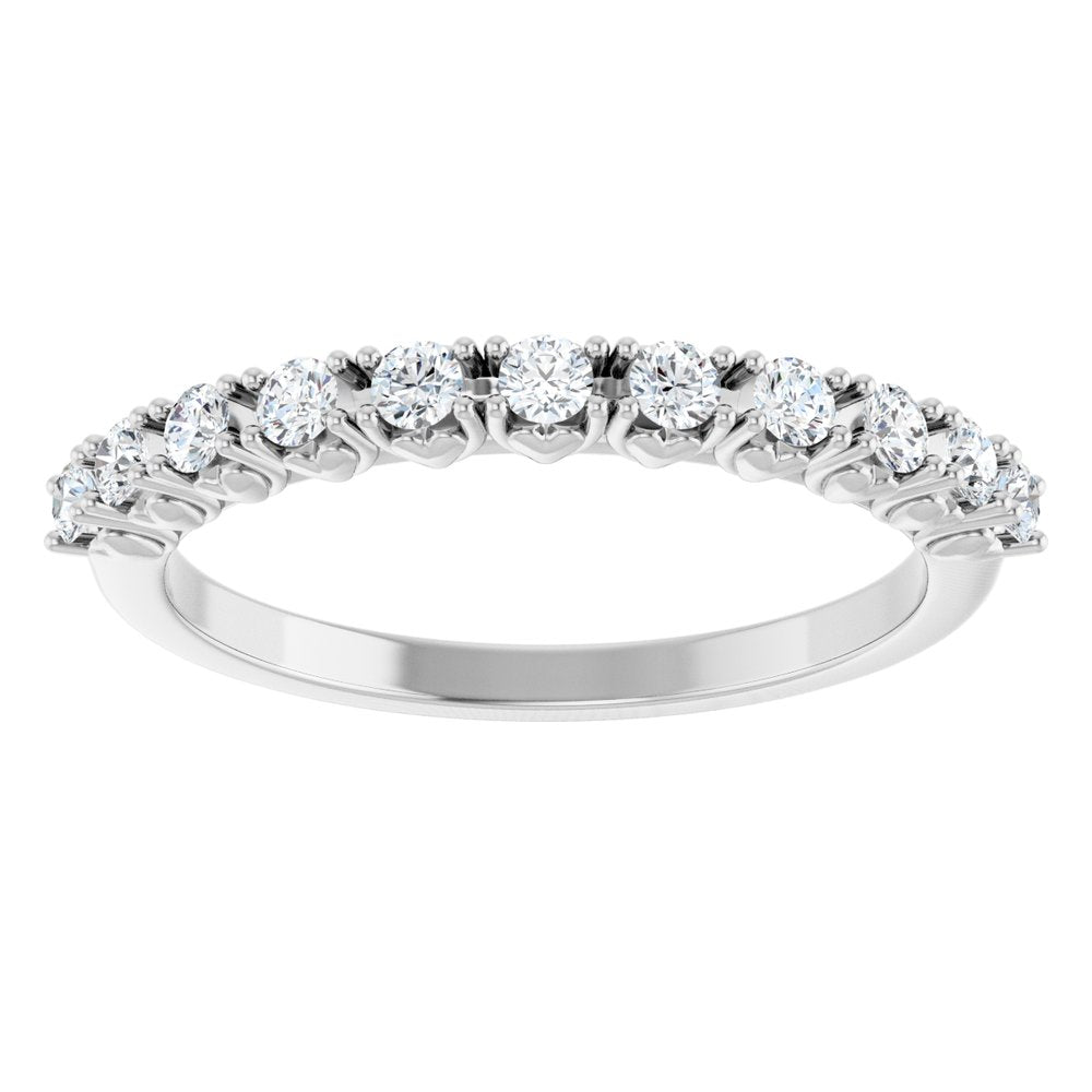 14K White 1/3 CTW Lab-Grown Diamond Anniversary Band