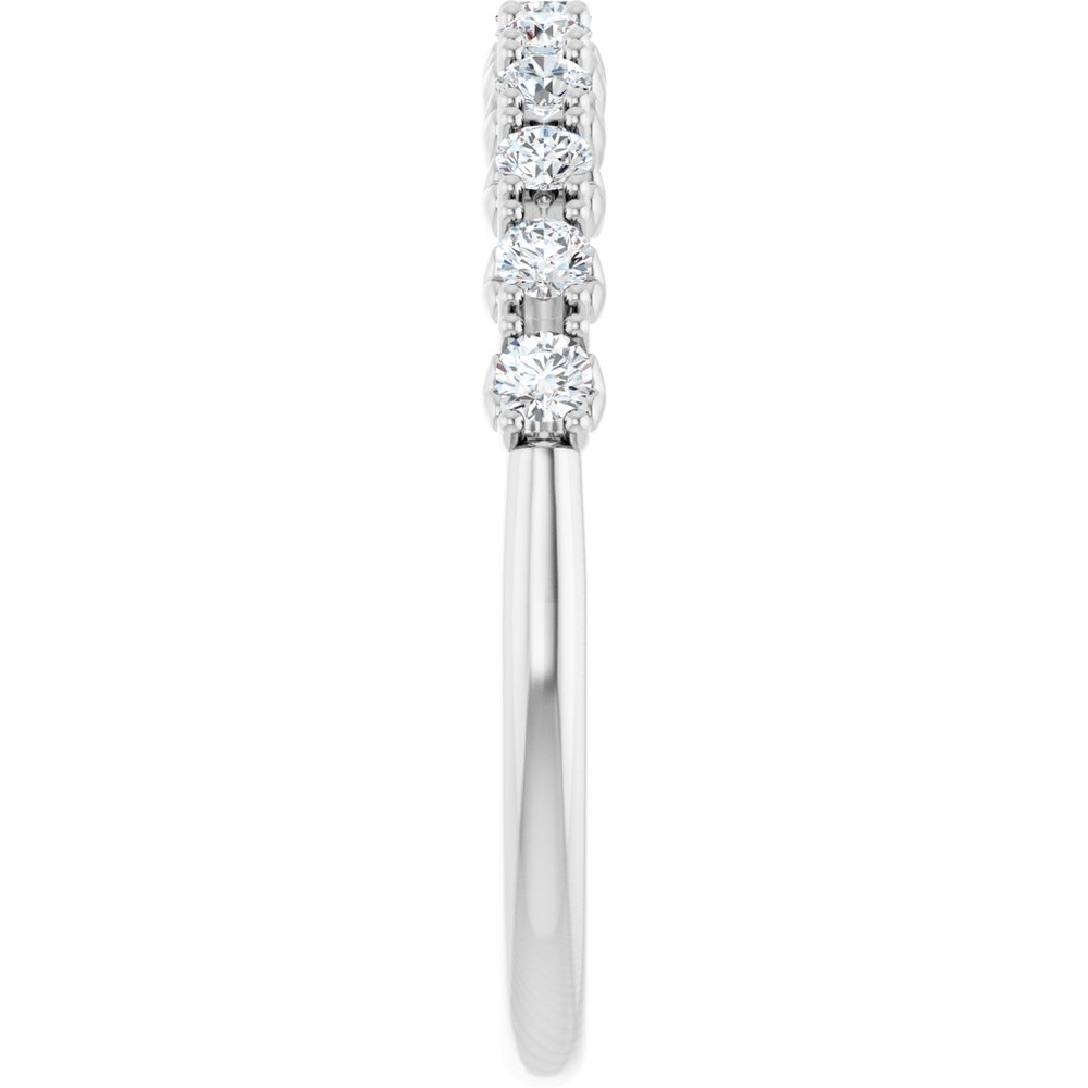 14K White 1/3 CTW Lab-Grown Diamond Anniversary Band