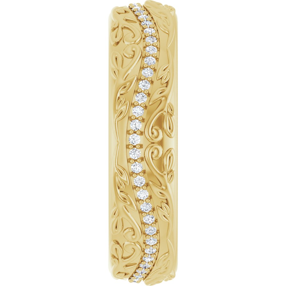 14K Yellow Gold 1/4 CTW Natural Diamond Band