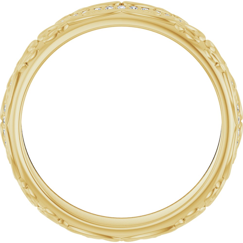 14K Yellow Gold 1/4 CTW Natural Diamond Band