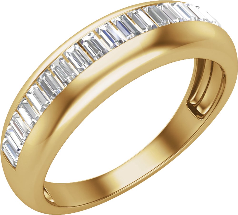 14K Yellow Gold 1/2 CTW Natural Diamond Anniversary Band