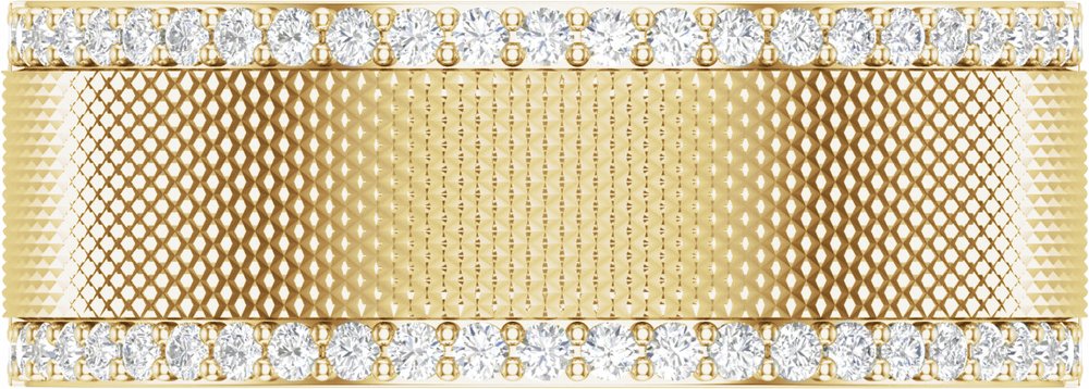 14K Yellow 1/2 CTW Lab-Grown Diamond Band