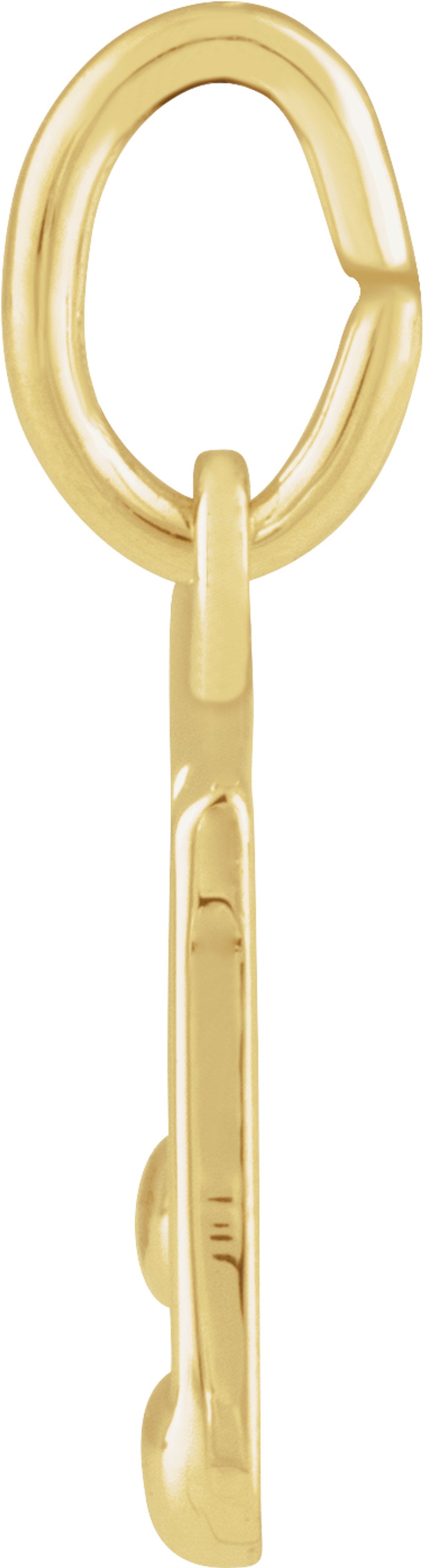 14K Yellow Gold Musical Note Charm/Pendant