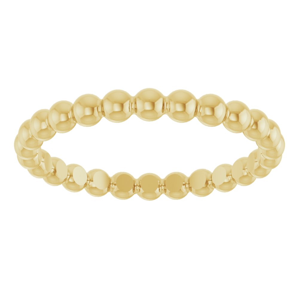 Sterling Silver Beaded Stackable Ring