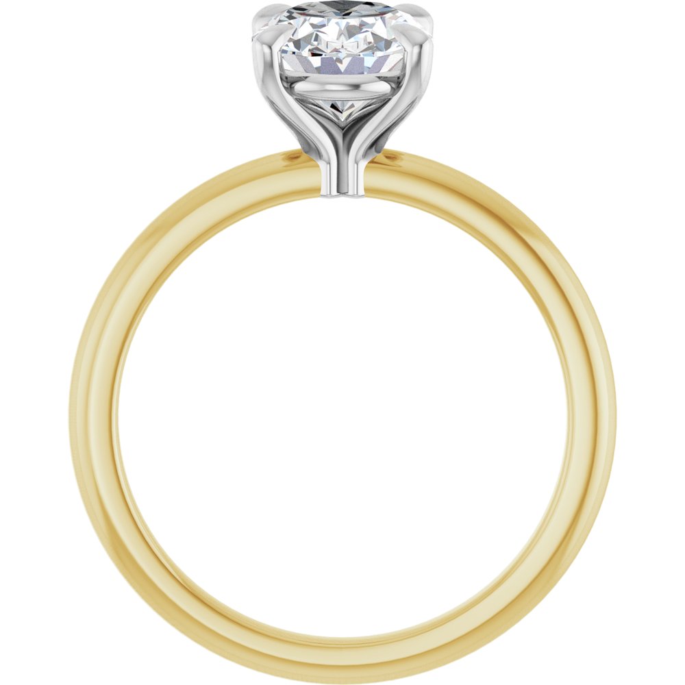 14K Yellow/White Gold 1 1/2 CTW Lab-Grown Diamond Engagement Ring